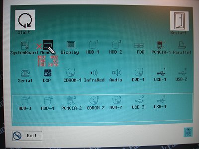 Fails 600E BIOS test