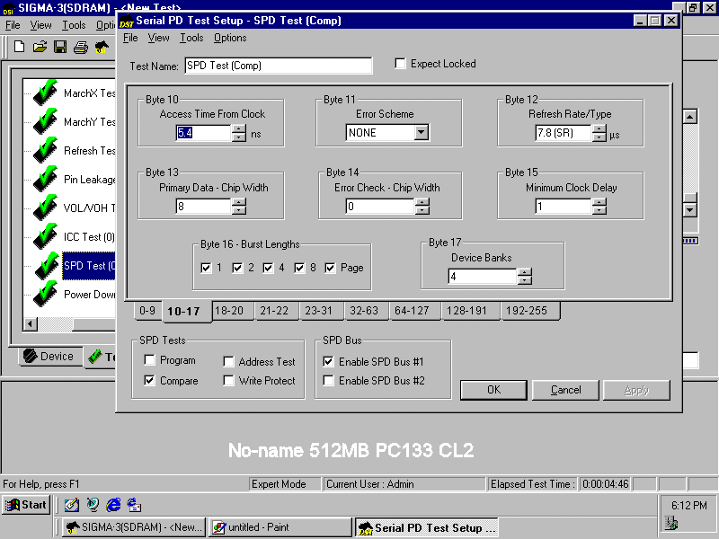 512MB SPD Bytes 10-17