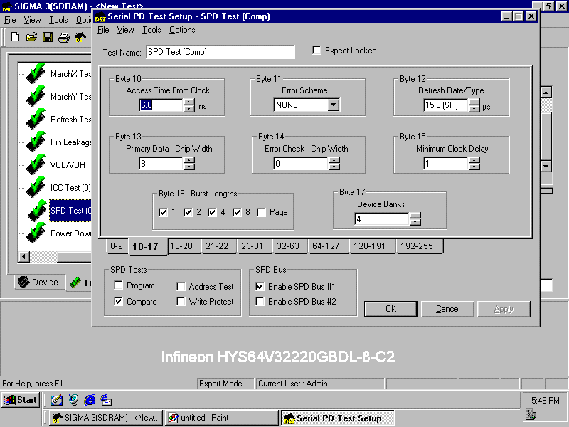Infineon SPD bytes 10-17