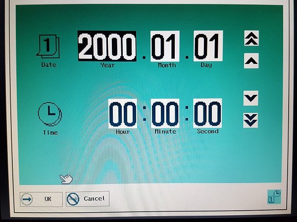 BIOS date and time fields